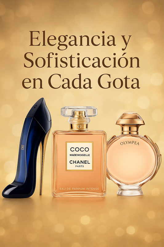 Kit 3 perfumes femeninos - Coco, GG y Ol + EBOOK GRATIS
